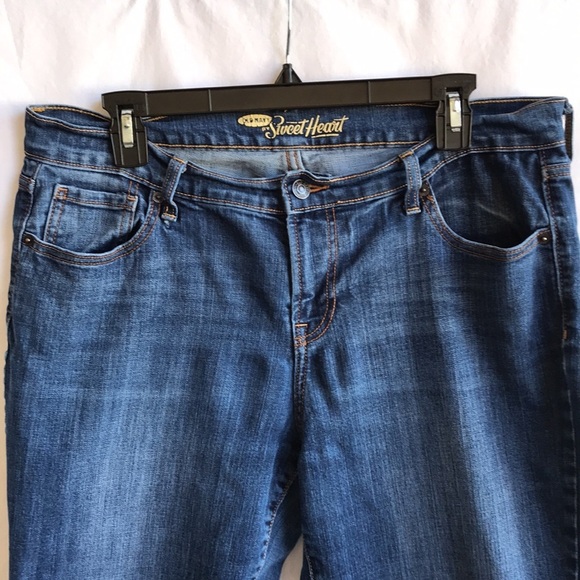 Old Navy Sweetheart rolled capris jeans, size 14 - Picture 2 of 4